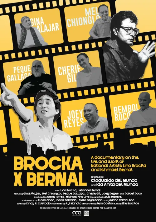 Movie poster "Brocka x Bernal"