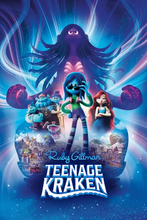 Movie poster "Ruby Gillman, Teenage Kraken"