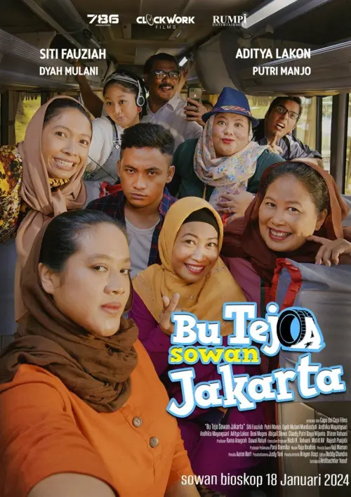 Movie poster "Bu Tejo Sowan Jakarta"