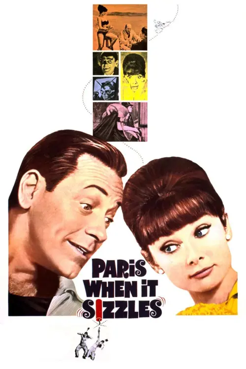 Movie poster "Paris When It Sizzles"