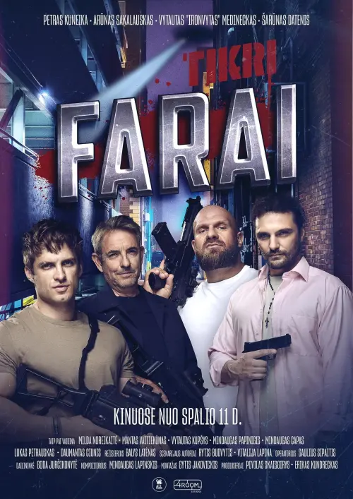 Movie poster "Tikri farai"