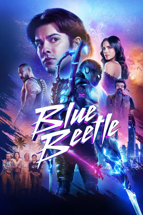 Movie poster "Blue Beetle"
