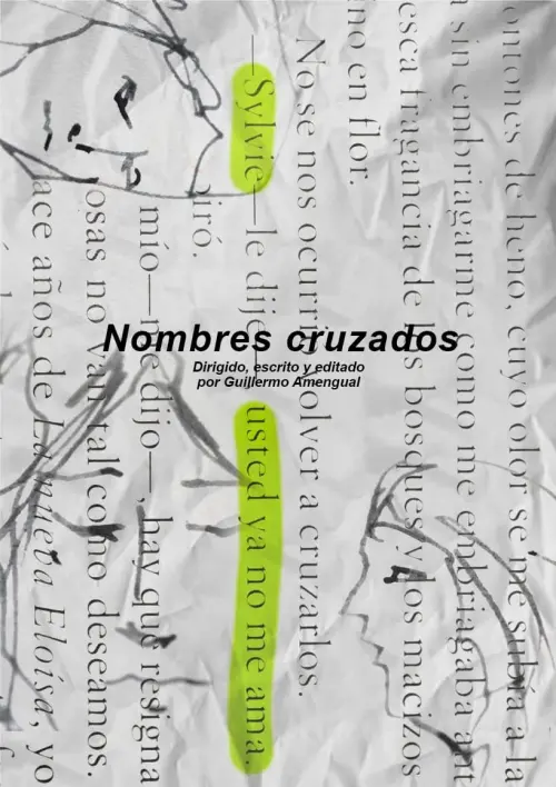 Movie poster "Nombres cruzados"