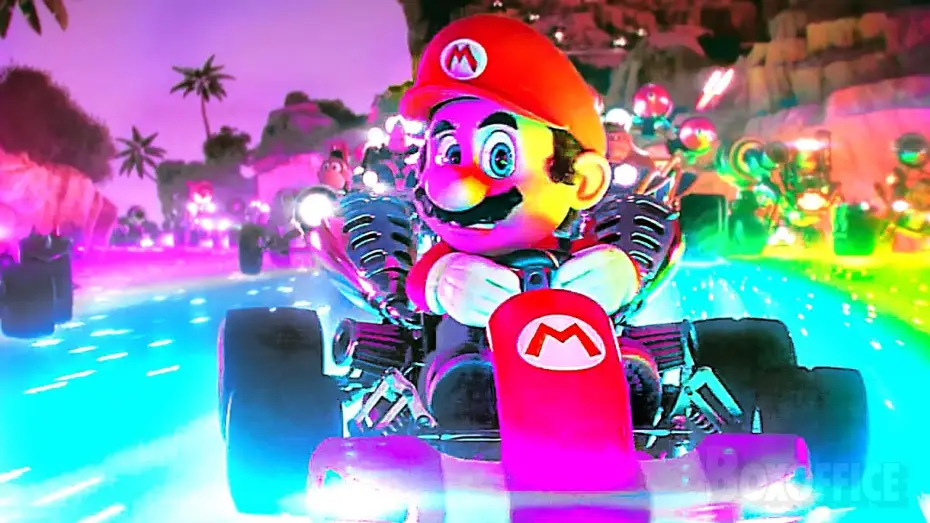 Watch film The Super Mario Bros. Movie | La Sc&egrave;ne de Mario Kart 🌈 | Super Mario Bros. le film | Extrait VF