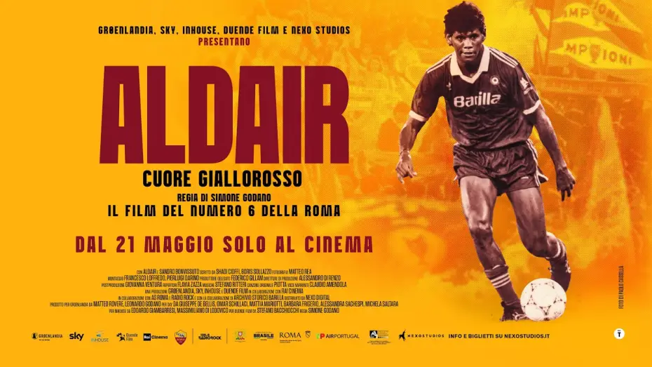 Watch film Aldair - Cuore Giallorosso | ALDAIR. CUORE GIALLOROSSO - Al cinema dal 21 maggio