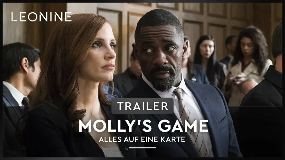 Watch film Molly's Game | Molly's Game: Alles auf eine Karte - Trailer (deutsch/ german; FSK 6)