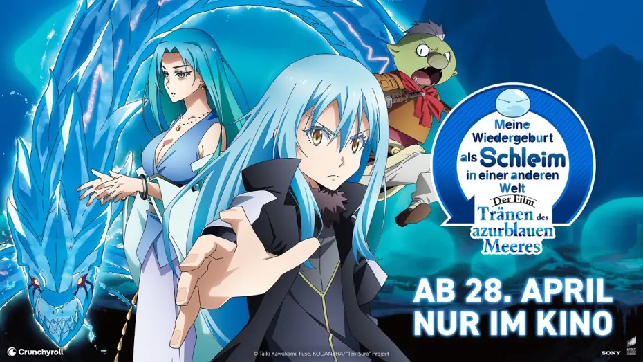 Watch film That Time I Got Reincarnated as a Slime the Movie: Tears of the Azure Sea | Meine Wiedergeburt als Schleim in einer anderen Welt der Film | Trailer | OmU | Ab 28. April im Kino