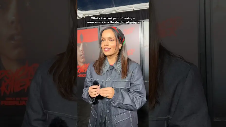 Watch film Psycho Killer | PSYCHO KILLER star Georgina Campbell on seeing scary films in theaters.