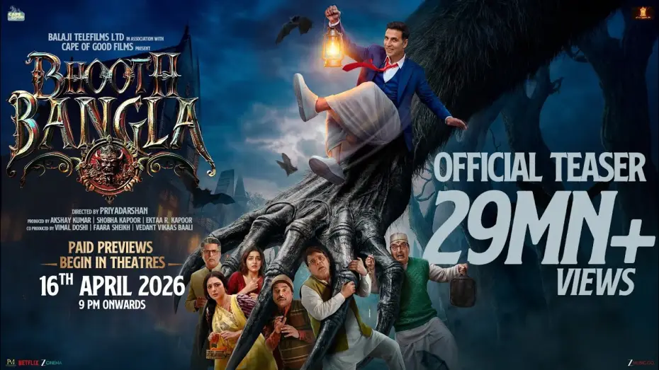 Watch film Bhooth Bangla | Bhooth Bangla -Official Teaser | Akshay Kumar, Tabu, Paresh, Wamiqa, Priyadarshan |In Cinemas 10 Apr