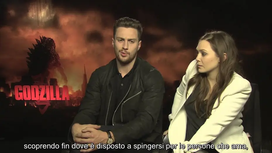 Watch film Godzilla | Godzilla - Intervista a Aaron Taylor-Johnson e Elizabeth Olsen