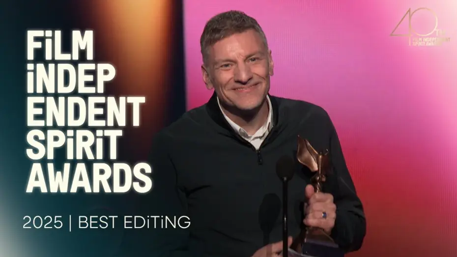 Watch film September 5 | HANSJ&Ouml;RG WEISSBRICH wins BEST EDITING at the 2025 Film Independent Spirit Awards
