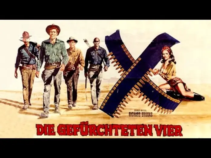 Watch film The Professionals | Die gef&uuml;rchteten Vier - Trailer (1966, Deutsch/German)