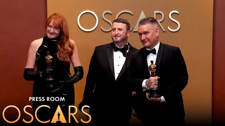 Watch film Frankenstein | Frankenstein Best Makeup and Hairstyling Press Room Speech | 98th Oscars (2026)