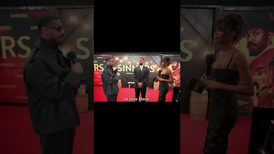 Watch film Sinners | Les deux personnages jou&eacute;s par Michael B. Jordan &eacute;taient pr&eacute;sents &agrave; l'avant-premi&egrave;re de Sinners ! 🔥