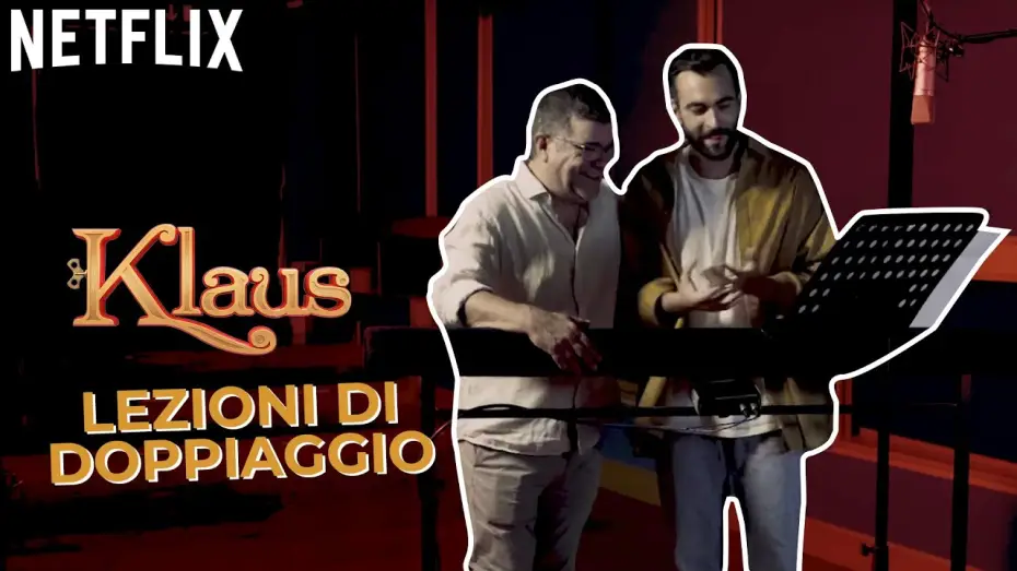 Watch film Klaus | Marco Mengoni a lezioni di doppiaggio con il Maestro Pannofino per Klaus | Netflix Italia