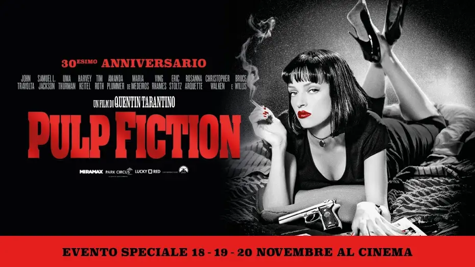 Watch film Pulp Fiction | PULP FICTION di Quentin Tarantino in versione restaurata | Evento speciale 18-19-20 novembre