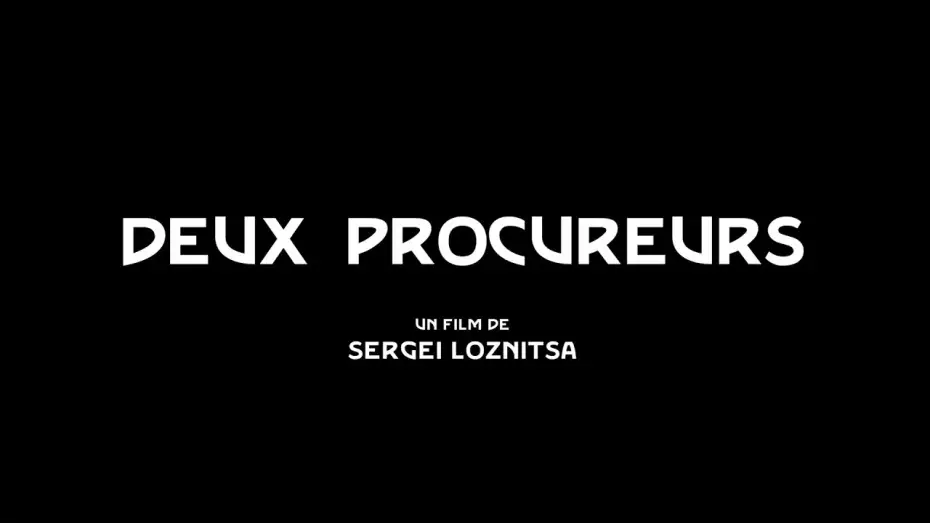 Watch film Two Prosecutors | Deux procureurs (2025) - Bande annonce HD VOST