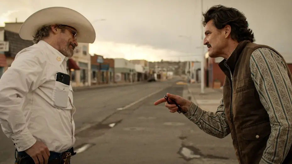 Watch film Eddington | Pedro Pascal & Joaquin Phoenix Argue Over Election