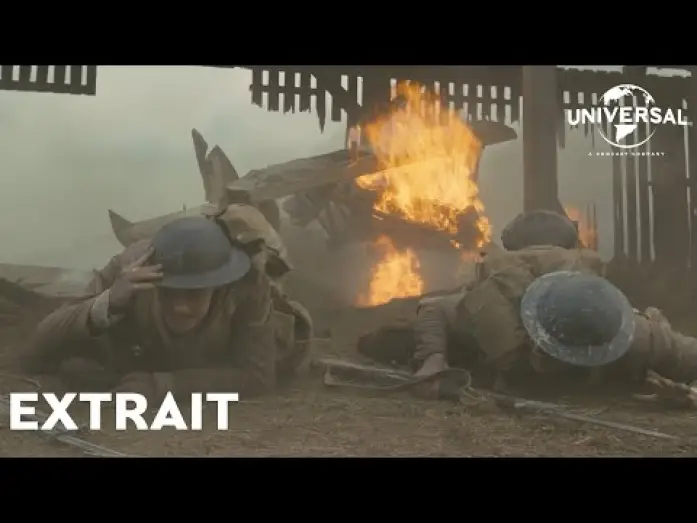 Watch film 1917 | 1917 - Extrait : "Schofield et Blake assistent &agrave; un combat a&eacute;rien" [VF]