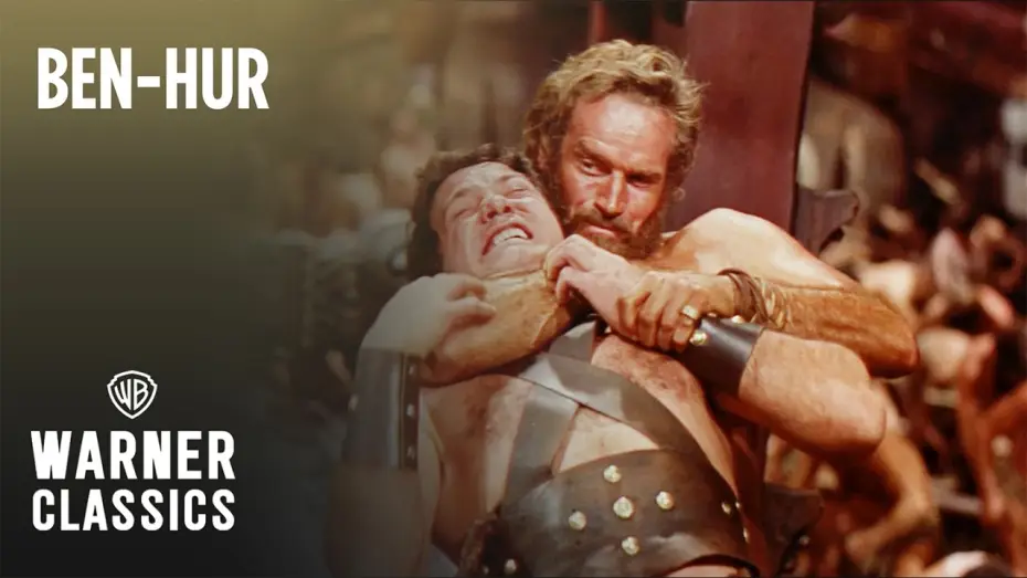 Watch film Ben-Hur | Macedonian Pirates Attack the Roman Fleet