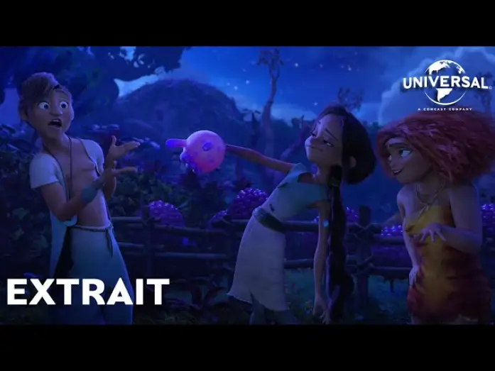 Watch film The Croods: A New Age | Les Croods 2 : Une Nouvelle &Egrave;re - Extrait "Guy tombe sur Eep et Aurore" VF [Au cin&eacute;ma le 7 juillet]