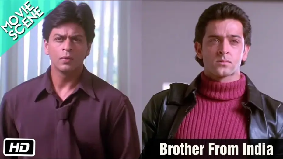 Watch film Kabhi Khushi Kabhie Gham | Brother From India - Movie Scene - Kabhi Khushi Kabhie Gham - Shahrukh, Kareena, Hrithik