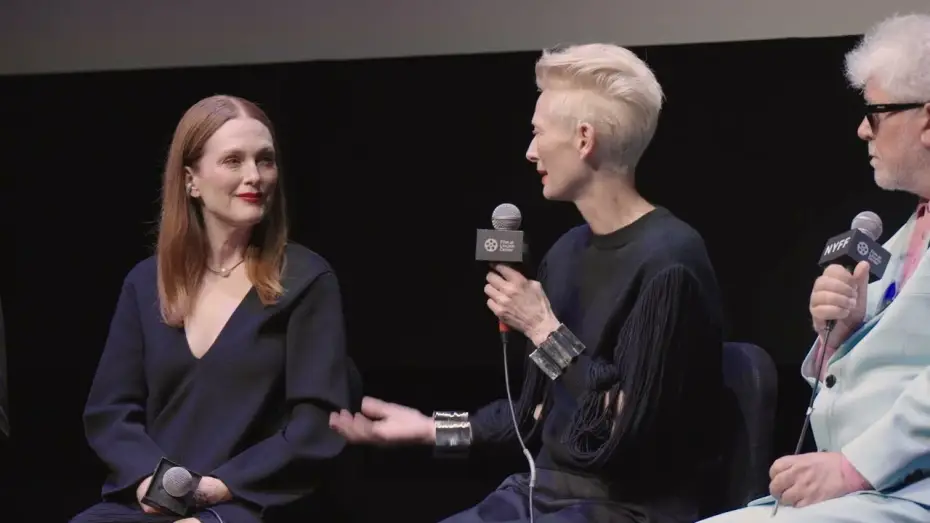 Watch film The Room Next Door | Tilda Swinton, Julianne Moore, Pedro Almod&oacute;var, and John Turturro on The Room Next Door