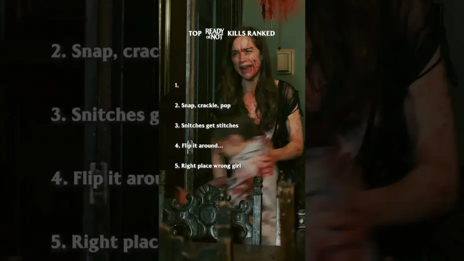 Watch film Ready or Not | Ranking the chaos in Ready or Not.