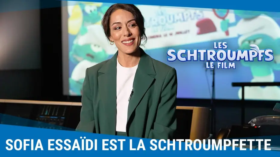 Watch film The Smurfs Musical | Les coulisses de doublage avec Sofia Essa&iuml;di