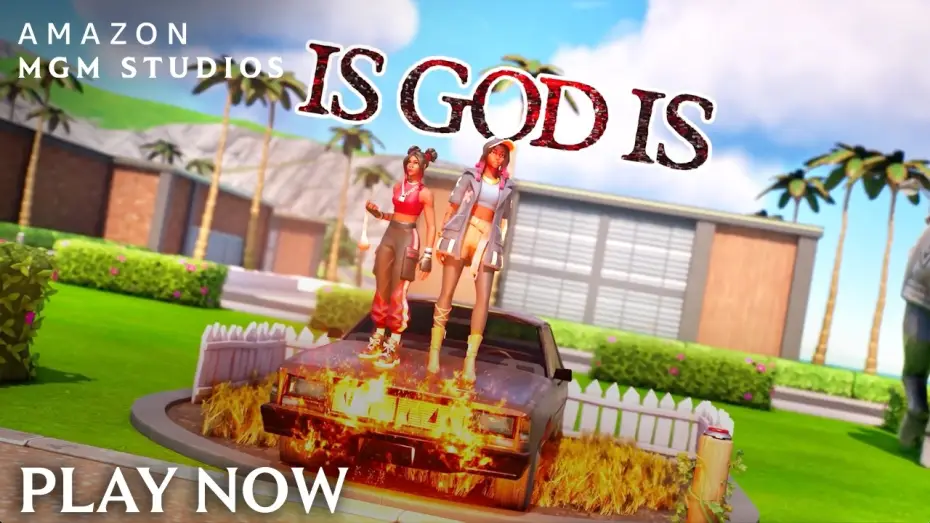 Watch film Is God Is | Drive City Cinematic Trailer - Play Now in Fortnite