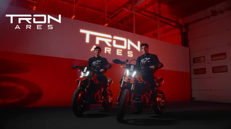 Watch film TRON: Ares | TRON: Ares x Ducati - Entra en la Red con Francesco Bagnaia y Marc M&aacute;rquez