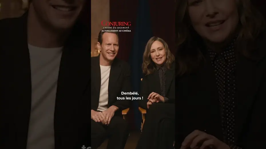 Watch film The Conjuring: Last Rites | Patrick Wilson et Vera Farmiga, des fans de foot fran&ccedil;ais ? 👀  #Conjuring