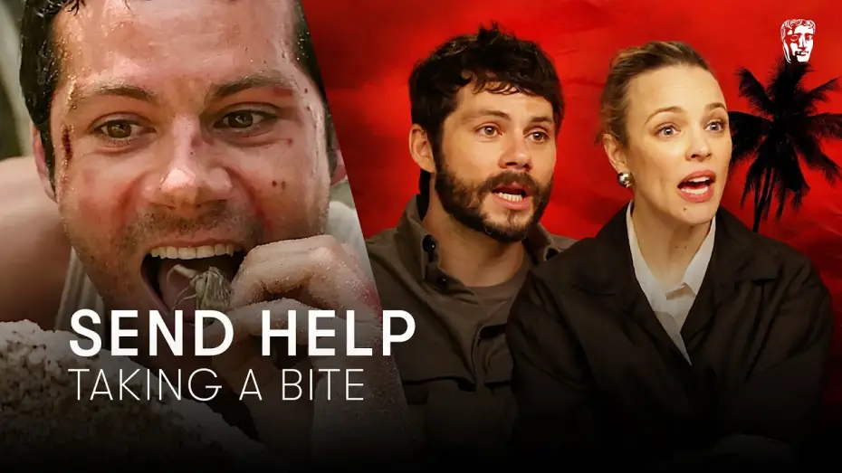 Watch film Send Help | From Blood to Boar Mucus! Dylan O'Brien and Rachel McAdams on Send Help's Practical Effects | BAFTA