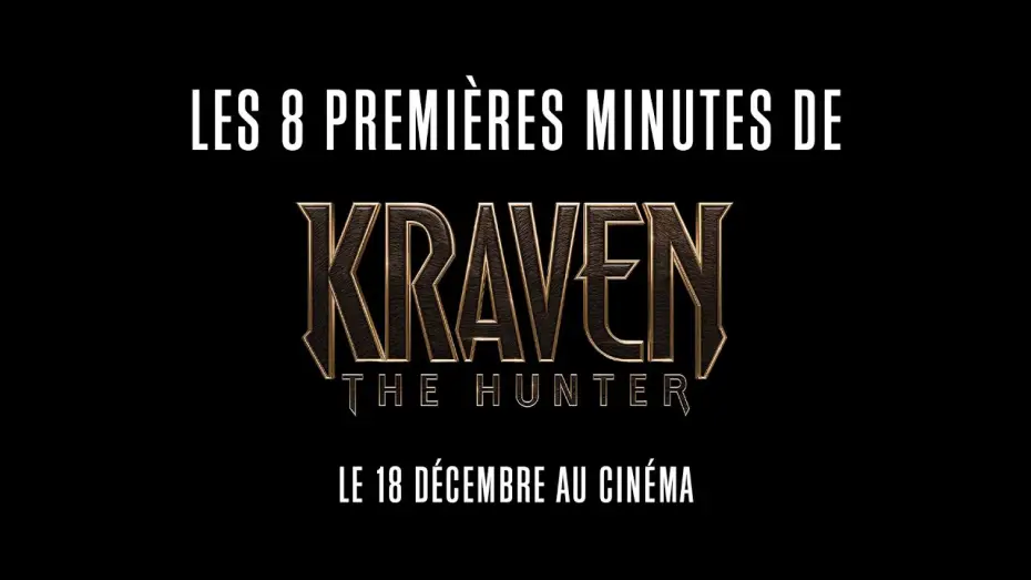 Watch film Kraven the Hunter | Kraven The Hunter - Les 8 Premi&egrave;res Minutes