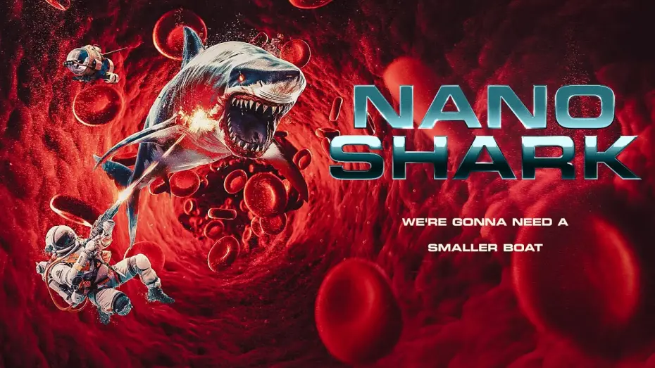 Watch film Nanoshark | Nanoshark Official Movie Poster SRS Cinema You'll Need a Smaller Boat!