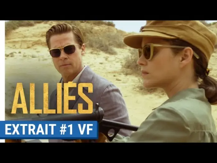 Watch film Allied | ALLI&Eacute;S - Extrait #1 : Entra&icirc;nement au tir avec Brad Pitt & Marion Cotillard (VF)