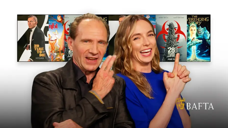 Watch film 28 Years Later | Jodie Comer and Ralph Fiennes are ready for a James Bond x Winnie the Pooh crossover | BAFTA