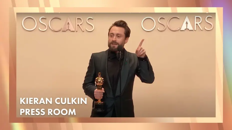 Watch film A Real Pain | Kieran Culkin Best Supporting Actor Press Room Speech | 97th Oscars (2025)