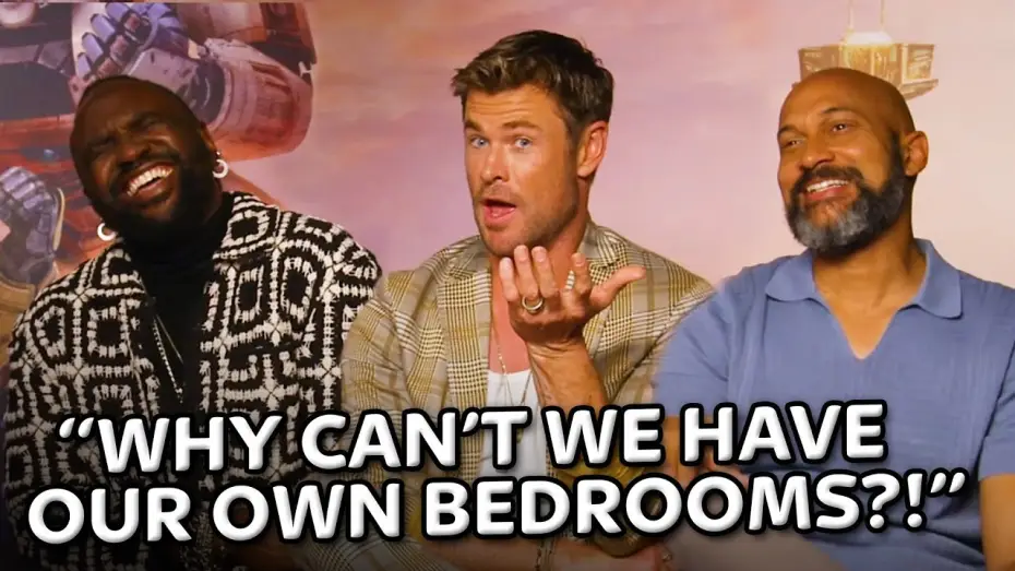 Watch film Transformers One | Chris Hemsworth Is Moving In With The Transformers Cast 😂 | Interview