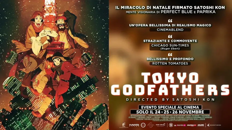 Watch film Tokyo Godfathers | Tokyo Godfathers - Official Trailer | al cinema dal 24 al 26 novembre!