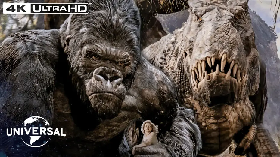 Watch film King Kong | Kong Saves Ann From the V. rex's