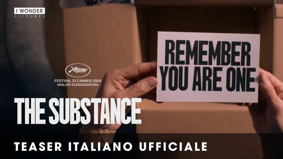 Watch film The Substance | THE SUBSTANCE | Teaser Trailer italiano ufficiale HD