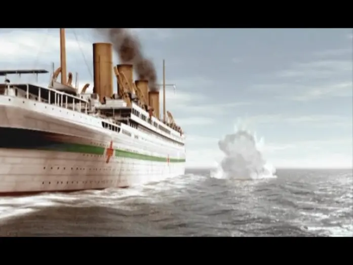 Watch film Britannic | HMHS Britannic attacked by a German U-Boat