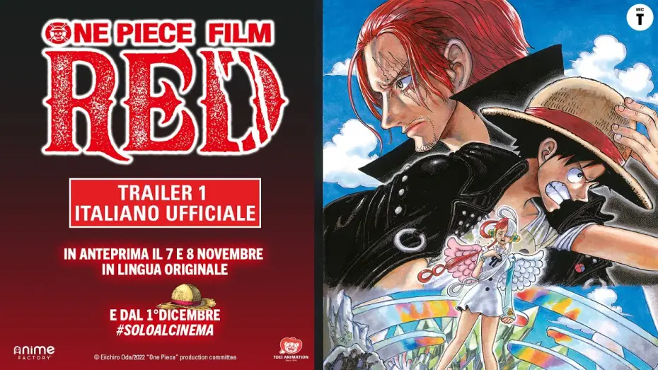 Watch film One Piece Film Red | One Piece Film: RED - Trailer 1 Italiano Ufficiale