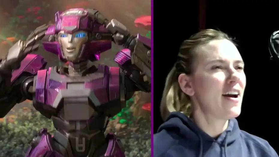 Watch film Transformers One | Scarlett Johansson Featurette