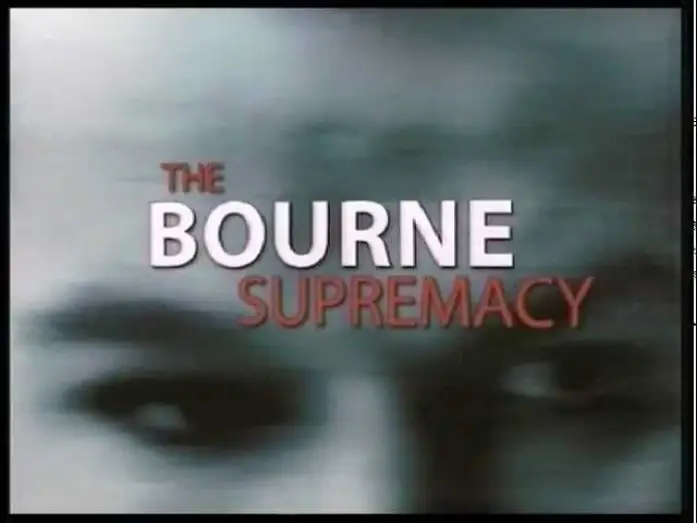 Watch film The Bourne Supremacy | The Bourne Supremacy - Trailer italiano