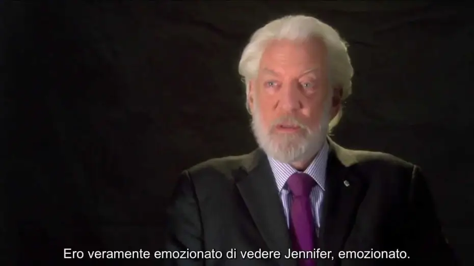 Watch film The Hunger Games: Catching Fire | Hunger Games: La Ragazza di Fuoco - Intervista a Donald Sutherland (sottotitoli in italiano)