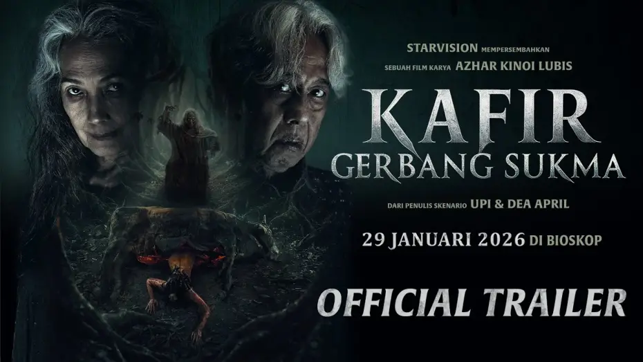 Watch film Kafir: Gerbang Sukma | 𝐊𝐀𝐅𝐈𝐑, 𝐆𝐞𝐫𝐛𝐚𝐧𝐠 𝐒𝐮𝐤𝐦𝐚 - 𝘖𝘧𝘧𝘪𝘤𝘪𝘢𝘭 𝘛𝘳𝘢𝘪𝘭𝘦𝘳