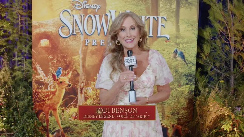 Watch film Disney's Snow White | Jodi Benson, Voice of Ariel, Hosts Red Carpet Premiere