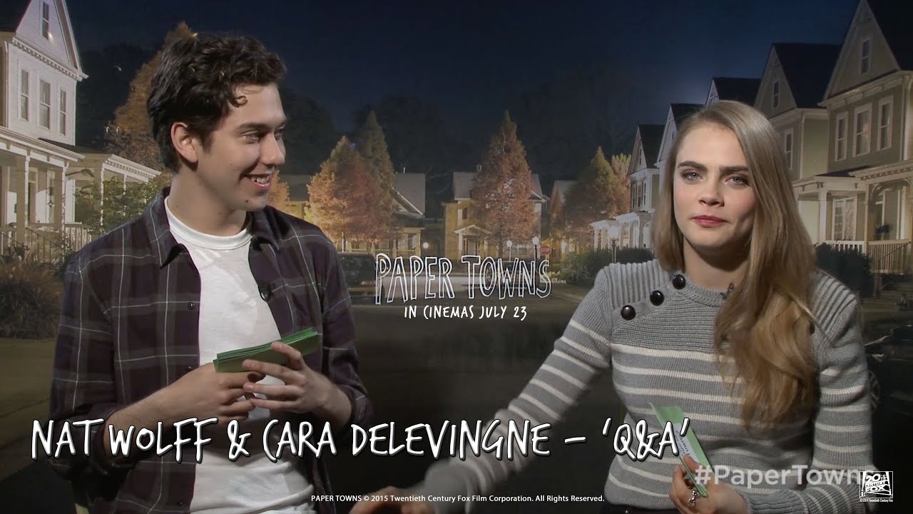 Watch film Paper Towns | Paper Towns [Nat Wolff & Cara Delevingne - 'Q&A' Featurette in HD (1080p)]